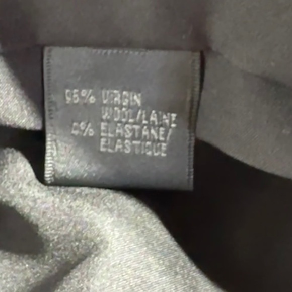 Used, Lafayette 148 Italian Stretch Wool Pencil Skirt, black, size 10 - Picture 5 of 5